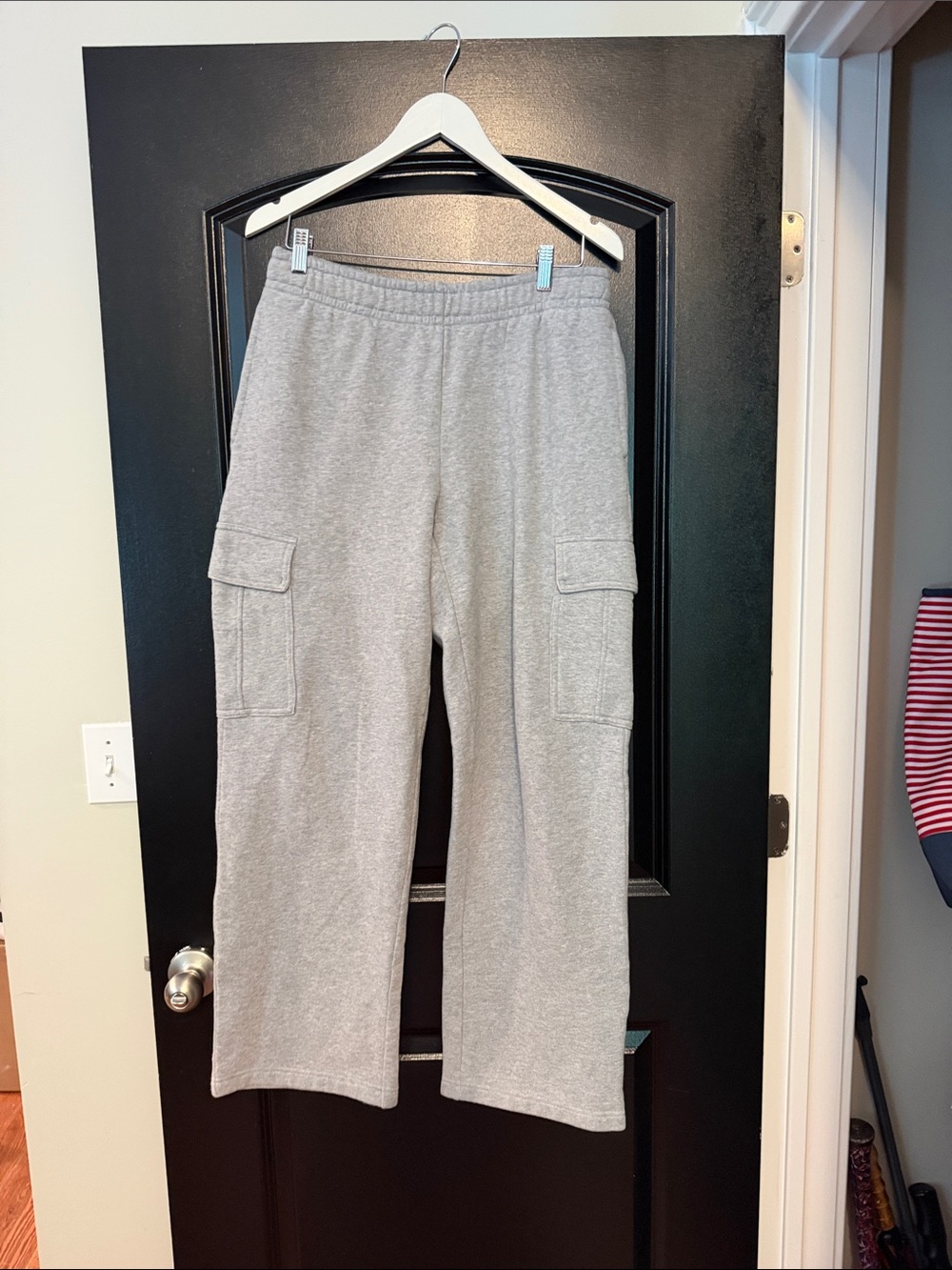 TNA Gray Cargo Track Pants never worn NWT